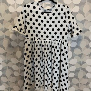 Polka dot skater dress